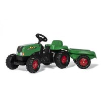 rollytoys-sliapaci-traktor-rolly-kid-s-vleckou-zeleno-cervena