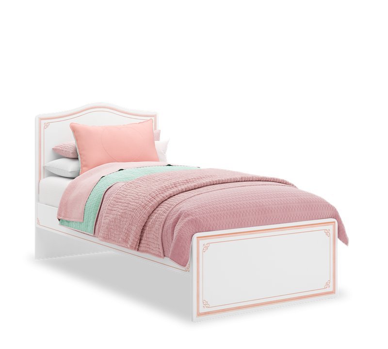cilek-detska-postel-100x200-cm-selena-pink