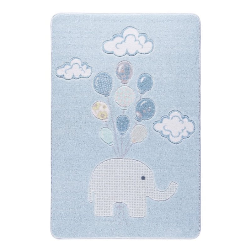 detsky-svetlomodry-koberec-confetti-sweet-elephant-azul-133-190-cm