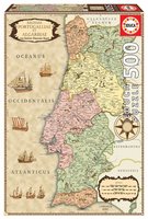puzzle-historicka-mapa-portugalska-educa-500-dielov-a-fix-lepidlo-od-11-rokov