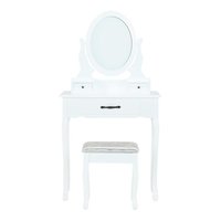 kondela-linet-new-toaletny-stolik-s-taburetkou-biela-strieborna-zlata