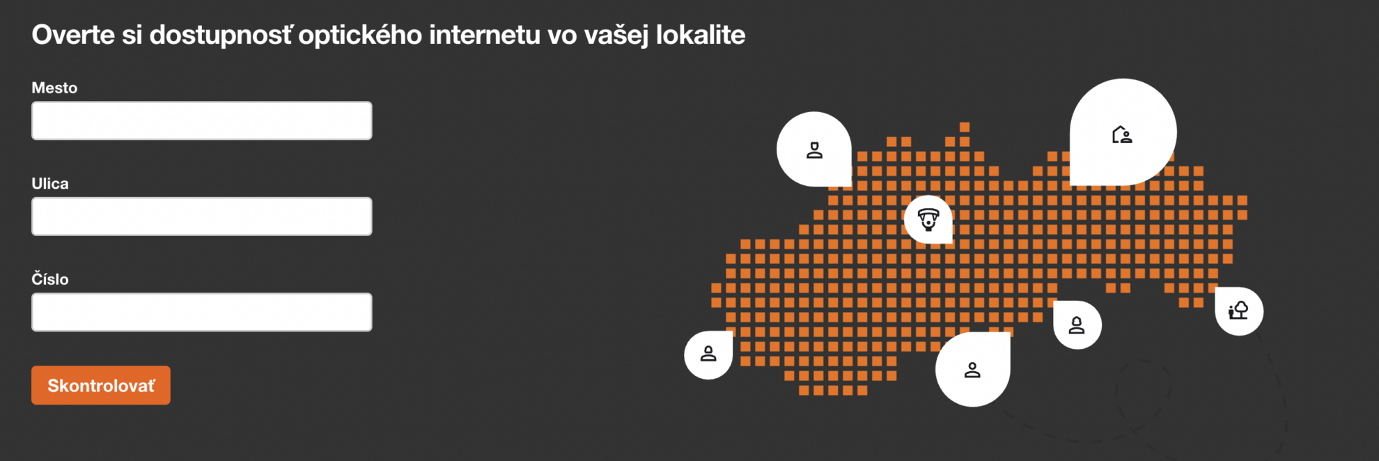 orange overenie dostupnosti